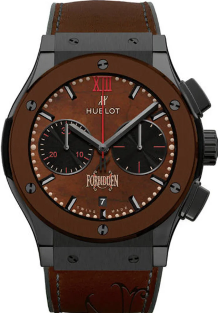 Hublot Classic Fusion Chronograph Forbiden X Titanium Brown Ceramic